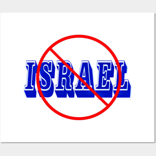 🚫 Israel- Front Posters and Art